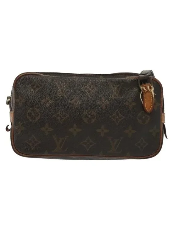 Authentic LOUIS VUITTON Monogram Marly Bandouliere Shoulder Bag M51828 LV - Picture 5 of 16